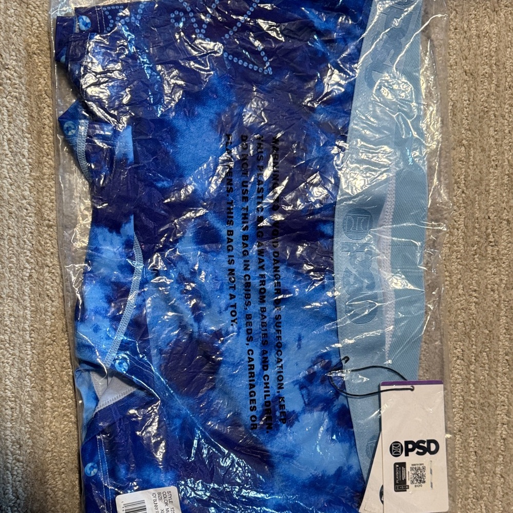 PSD Vibrant Blue Tie-Dye Boxer Briefs